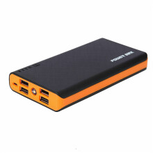 Batería externa de respaldo de 950000 mAh con 4 puertos USB, cargador para teléfonos móviles.