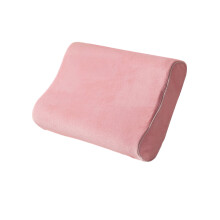 YOBOLK Milk Velvet Memory Neck Pillow with Pillowcase, Soft & Warm for Fall/Winter, Compatible with Standard Cores