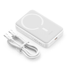 Batería externa MagSafe de 10000 mAh con carga rápida PD de 30 W, cargador inalámbrico magnético, compatible con iPhone 15, 14 y 13 Pro Max.
