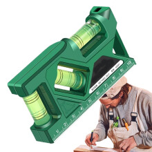 Magnetic Bubble Level Tool Accurate Horizontal Vertical Compact Spirit Level for Woodworking DIY