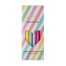 Waterproof Gel Eyeliner Set 6 Colors Colorful Retractable LongLasting  Color Payoff for Summer Parties
