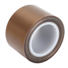 PTFE-Glasgewebeband 10m 0.13x38mm Klar 260C