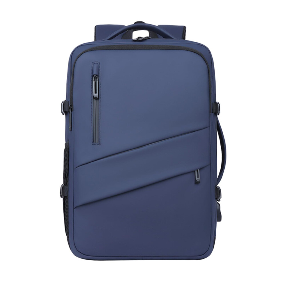 Laptop Backpack With Usb Charging Port Water Resistant Ergonomic Business Travel Backpack Blue 9099447582768