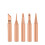 5pcs 900MT Pure Copper Soldering Iron Tips Set Lead Replacement with Uniform Heating 1