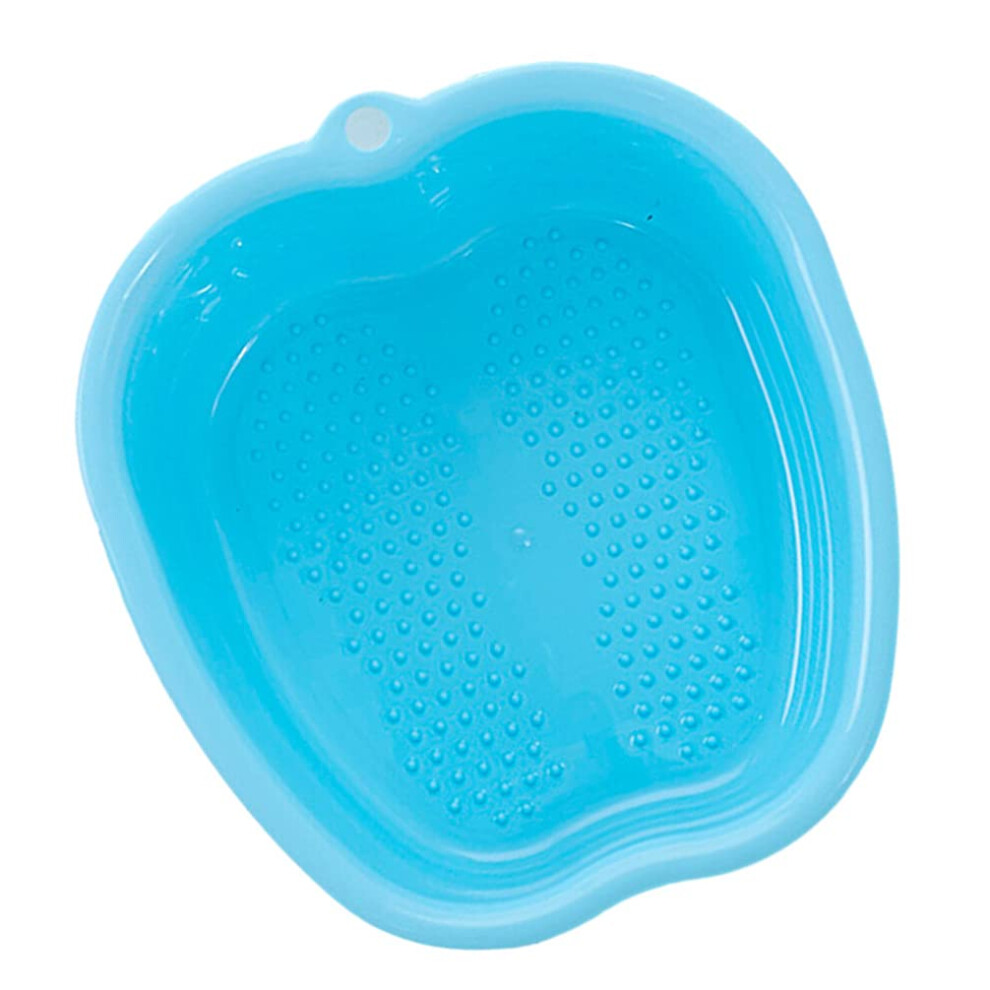 Foot Spa Basin with Comfortable Soaking Depth, Durable Plastic Foot Soaking Tub for Home and Salon