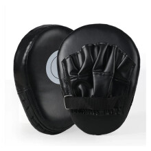 2PCS Boxing Focus Mitts for Training Hook and Jab Pads Lightweight Impact Absorption Black