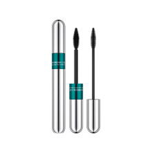 Waterproof Mascara Set 4D Silk Fiber Dual Brush LongLasting Smudge Proof Lash Lengthening 2pcs