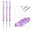 Nail Art Brush with Cap for Precise Detailing, Professional Acrylic Grip Thin Stripe Design 5
