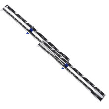 Xubond Tools, DIY Sewing Seam Gauge Ruler Sliding Measuring Tool 1 Ruler, Blue, Scale Ruler