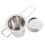 Rostfritt stål kaffefilter metall tesil infuser med lock maker 1