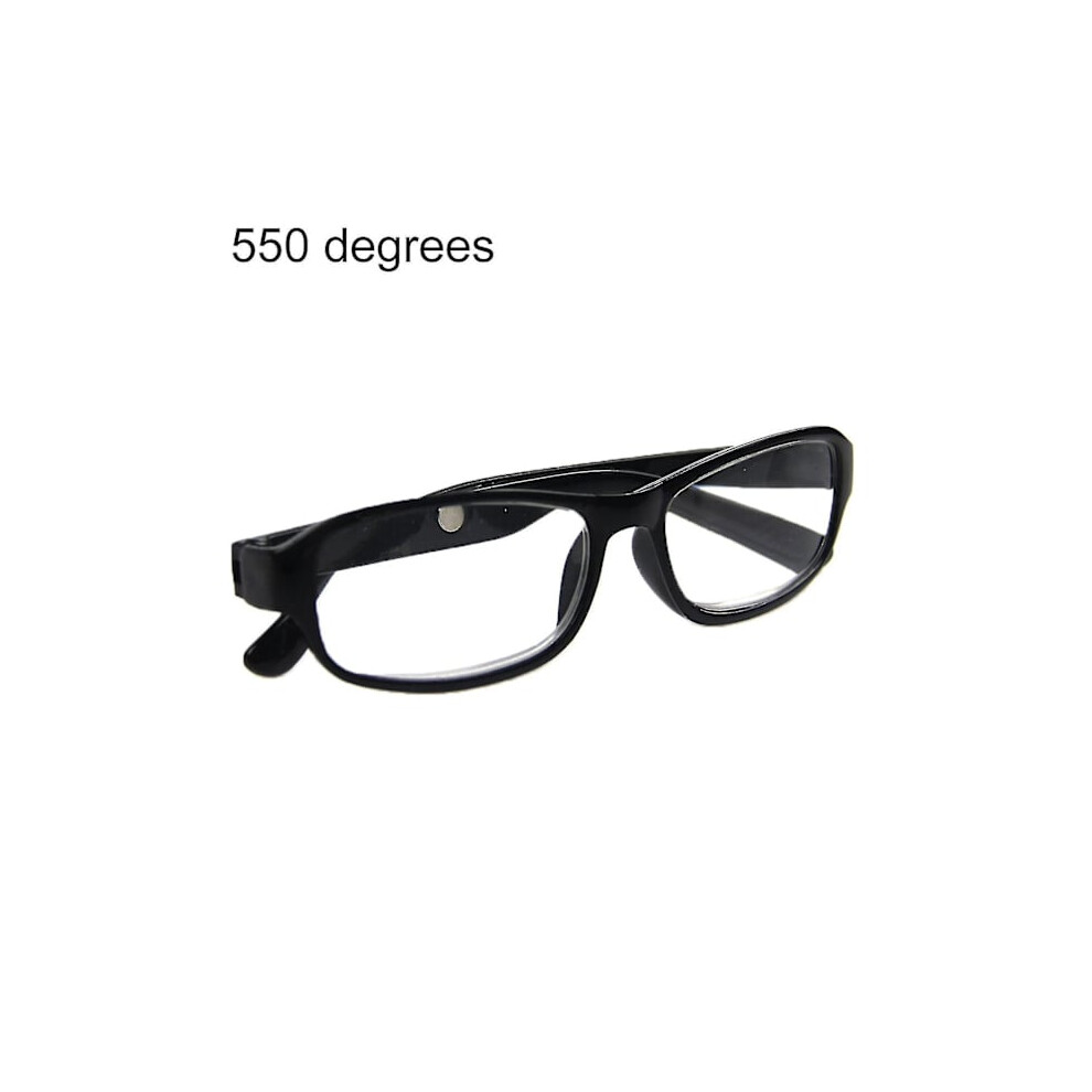 Reading Glasses +4.5 +5.0 +5.5 +6.0 Degrees Optical Lenses Glasses Eyeglasses -xx-yuyu Black 5.5
