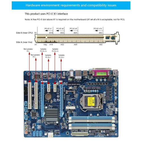 PCIe σε σειριακές θύρες RS232Interface PCI-E Προσαρμογέας κάρτας PCI Express Βιομηχανική κάρτα 1