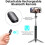 Τρίποδο Selfie Stick 44,5", περιστρεφόμενη βάση από κράμα αλουμινίου 360 με δυνατότητα 2