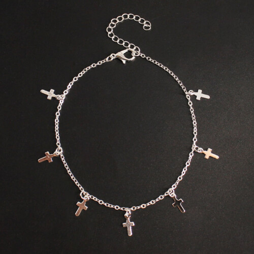 Γυναικείο βραχιόλι αστραγάλου Xinyolin Cross Charm με σταυρό και αλυσιδάκι ποδιού για 1