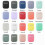 Capa de silicone compatível com AirPods - Capa/Proteção - Várias cores, rosa claro 2