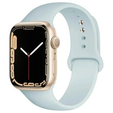 Silikonarmband kompatibelt med Apple Watch 38 mm, 40 mm, 41 mm, 42 mm, 44 mm, 45 mm, 46 mm, 49 mm, sportarmband för iWatch-serien 10, 9, 8SE Ultra2