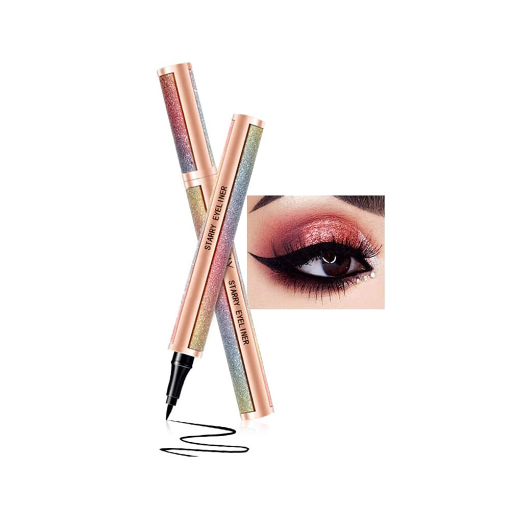Waterproof Liquid Eyeliner Matte Black with Ultrafine Precision Tip and LongLasting Wear