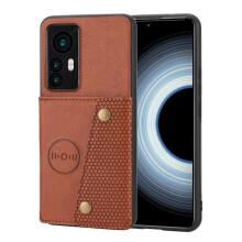 Ag luí leis an Xiaomi Mi12T Pro - Cás Praiticiúil le Sliotán Cárta Donn Éadrom
