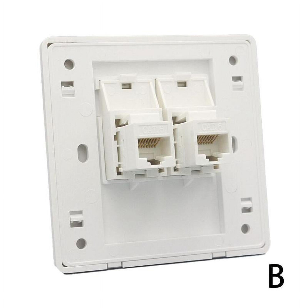 Wall Socket Plate Network Ethernet Lan Cat6 Outlet Faceplate Rj45 Panel U8f-Uk Y6t2 9048212178057