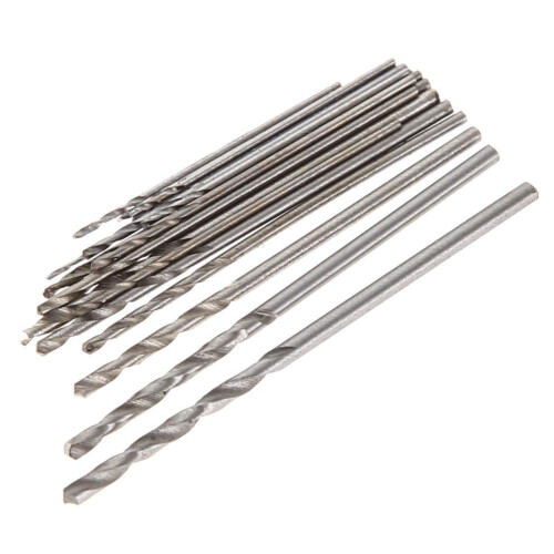 Sada 20 malých vrtákov MICROBOX Micro HSS Titanium s vrtákom 0,3 mm, bit 1,6 Craft R4M6 2