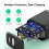 Compatível com carregadores USB e USB-C para iPhone e Android, PD e Q.C3.0, 3,5A, 20W - Preto 2
