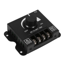 Variateur LED avec bouton rotatif 12-24 V CC et contrôleur de variation PWM