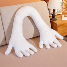 Coussin en polaire amusant YiFudd, oreiller long en peluche, oreiller pour les jambes