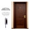 Door Security Foot Lock Zinc Alloy Security Slide Bolt Lock Spring Latch Lock 3