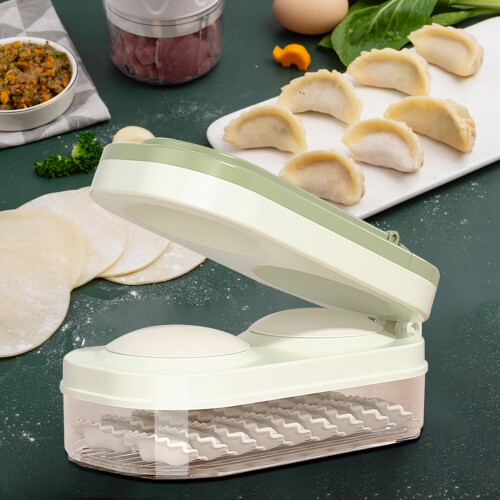 Hiroekza Dumpling Maker Tool Set with Pressing & Rolling, Compatible with Household Use, Includes Storage Box - Christmas Clearance 2