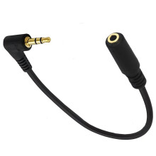 Voor hoofdtelefoonverlengkabel 3,5 mm mannelijk naar vrouwelijk 3,5 mm Aux90-kabel audio stereo verlengsnoer oortelefoon luidspreker