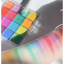 16 Color Rainbow Eyeshadow Palette   Pigmented Waterproof Matte and Glitter for Party