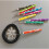 N022 - Set de 9 croșete ergonomice multicolore, mărime unică 6