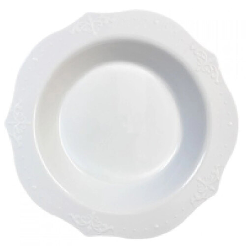 VEZEE Antique Collection Πλαστικά Μπολ Λευκά 12oz Συσκευασία των 20