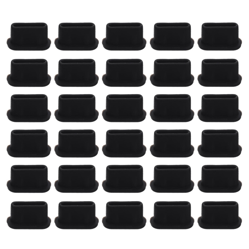 120 Pcs Data Cable Dust Plug Charger Head Type-C -Dust Stopper Port Stoppers Caps Silica Gel 9048212893288