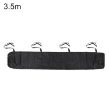 Auvent de terrasse extérieur imperméable pour jardin, protection solaire et rangement