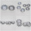 Eease 4Pcs Mini Egg Tart Baking Pan Aluminum Cupcake Muffin Cake Liners Bakeware 2