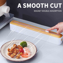 Obcinacz do folii FloHua Plastic Film Cutter – magnetyczny separator z przyssawką, regulowany pojemnik do przechowywania, kompatybilny z