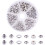 180PCS8Styles Αποστάτες από ανοξείδωτο χάλυβα για κατασκευή κοσμημάτων Πακέτο 1