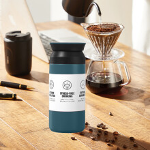 Cană de cafea din oțel inoxidabil - Termos portabil de călătorie, cană izolată cu perete dublu, culori multiple, pentru mașină, casă, birou