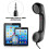 Eease Retro Handset met 3,5 mm microfoon en luidspreker voor telefoons/tablets 3