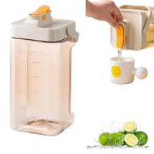 Dozator de băuturi de vară cu robinet, dozator de suc de mare capacitate, fierbător rece cu robinet, așa cum se arată, 3,5 l