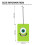 Mike Wazowski Face6 τεμάχια αρωματικά χώρου αυτοκινήτου με άρωμα αξεσουάρ αυτοκινήτου 4