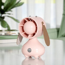 Mini ventilador USB em formato de cachorrinho fofo, ventilador de mesa portátil para viagens e atividades ao ar livre, compatível com Maxiaoxia,