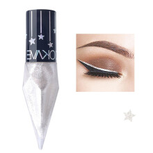 Waterproof Glitter Liquid Eyeliner Long Lasting Sparkle Eye Makeup with Mirror for Parties