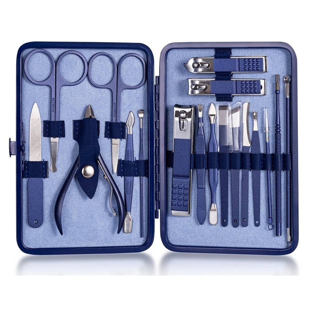 423 Pcs Stainless Steel Manicure Pedicure Set with Precision Nail Clippers and Scissors â Honeydew