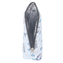 Cute Insulated Baby Bottle Warmer Bag, Penguin Pattern, 22cm