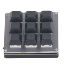 Teclado numérico mecánico de nueve teclas 2.4G/BT USB-C 100mAh