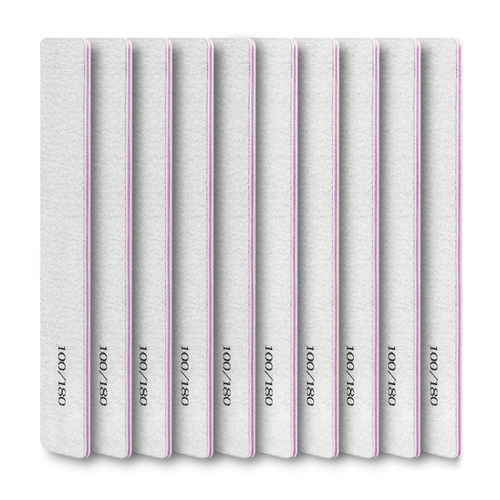10 Pcs Nail Buffer Block Set Double Sided Sanding Buffers for Smooth Surface and Gel Adhesion