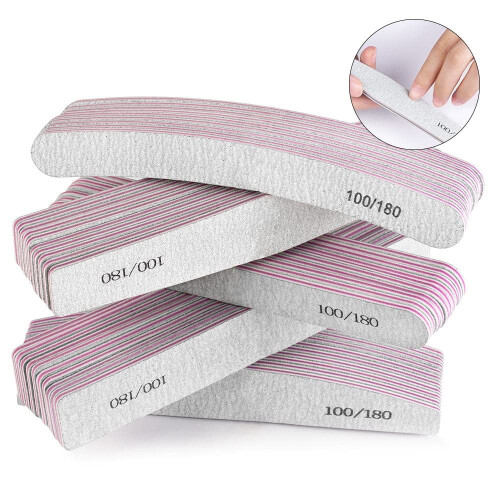 Nail Buffer Block Set for Smooth Nail Surface and Improved Gel Adhesion, 5pcs Colored Double Sided 2