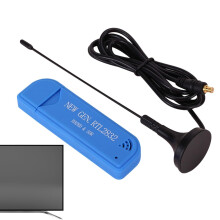 RTLSDR USB Receiver with Antenna, Wideband 25MHz1760MHz SDR Radio Scanner MCX for PC and Linux